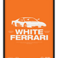 White Ferrari - Orange