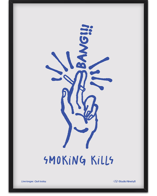 Smoking Kills - Blue