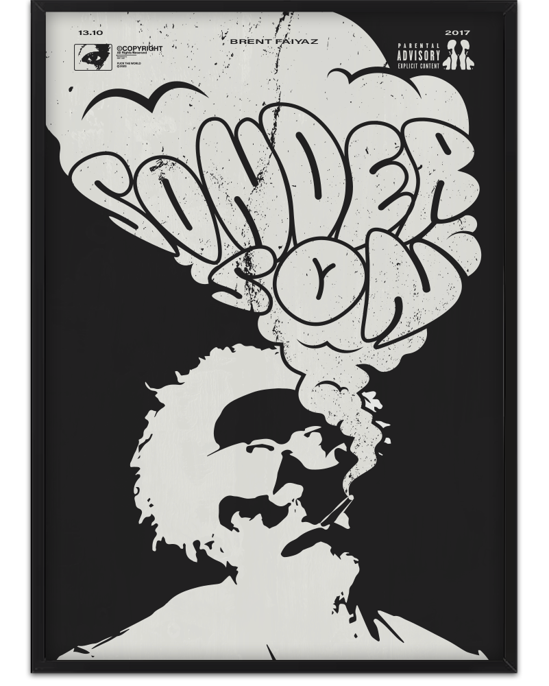 Brent Faiyaz 'Sonder Son' Poster - Black