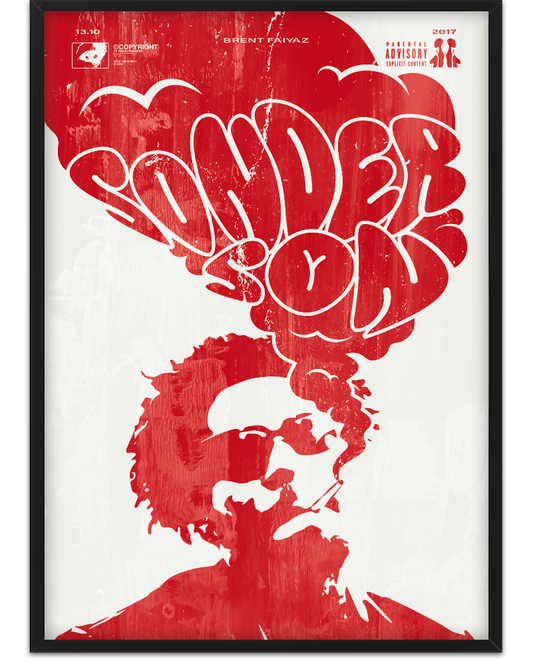 Brent Faiyaz 'Sonder Son' Poster - Red
